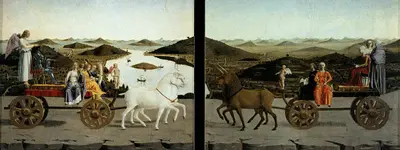 Urbino hercogų portretas: Federico da Montefeltro ir Battista Sforza