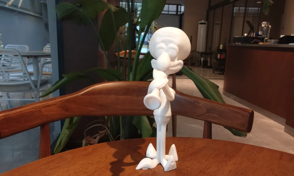 Basılmış Squidward tentacles figürü