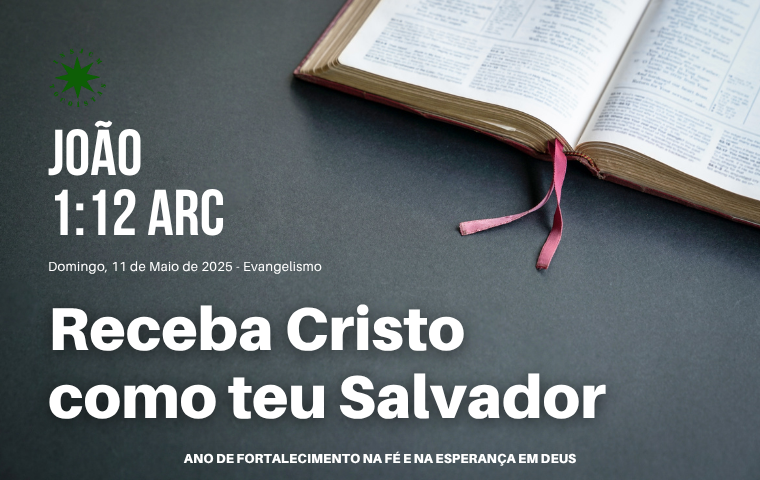 Receba Cristo como teu Salvador