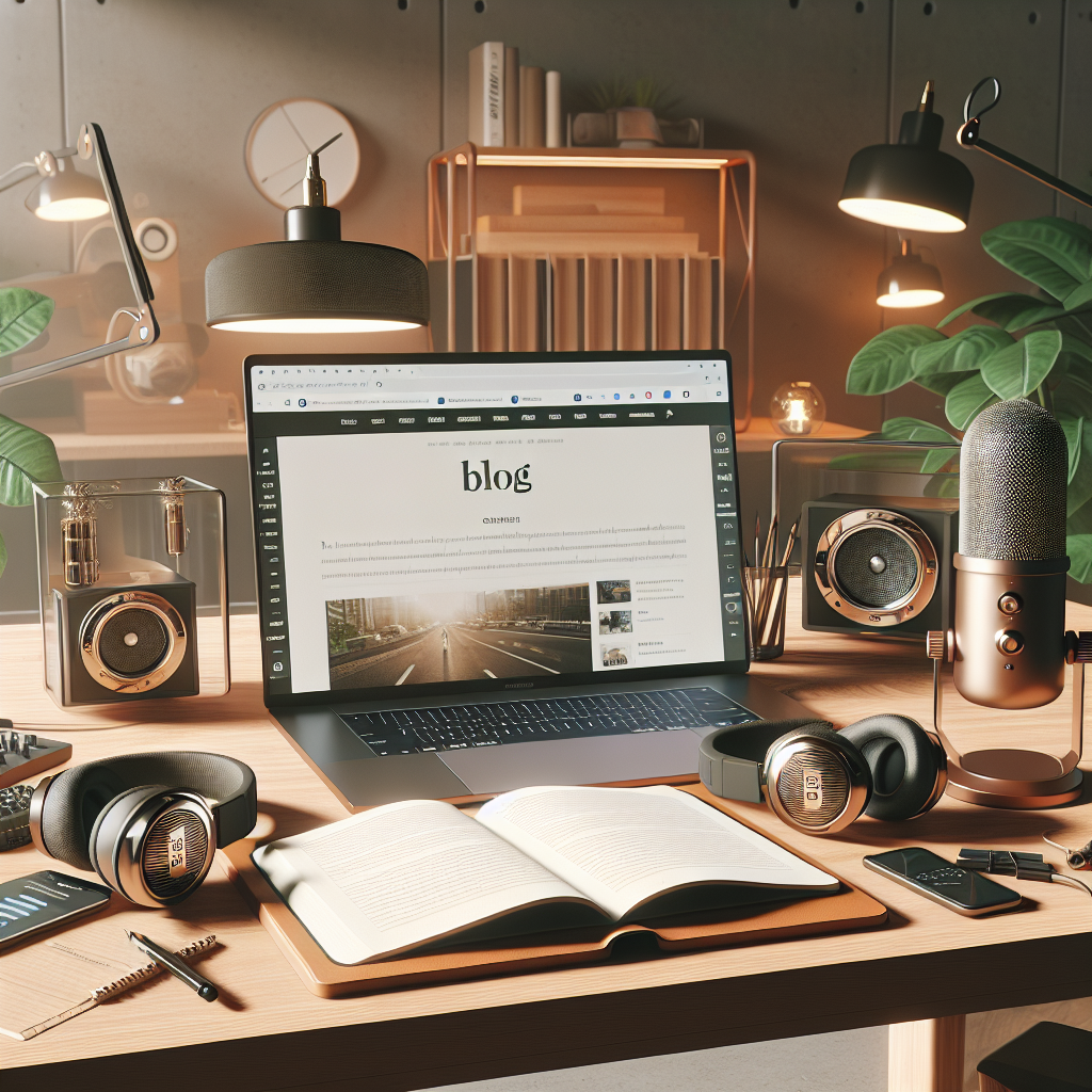 Create a Professional Blog: Engage Audiences with Soundscapes