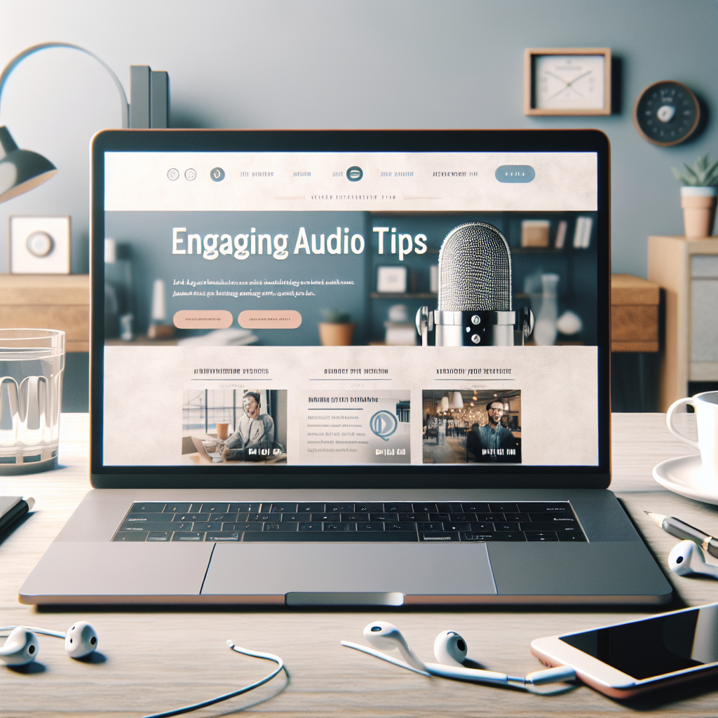 Design a Simple Website for a Blog: Tips for Engaging Audio
