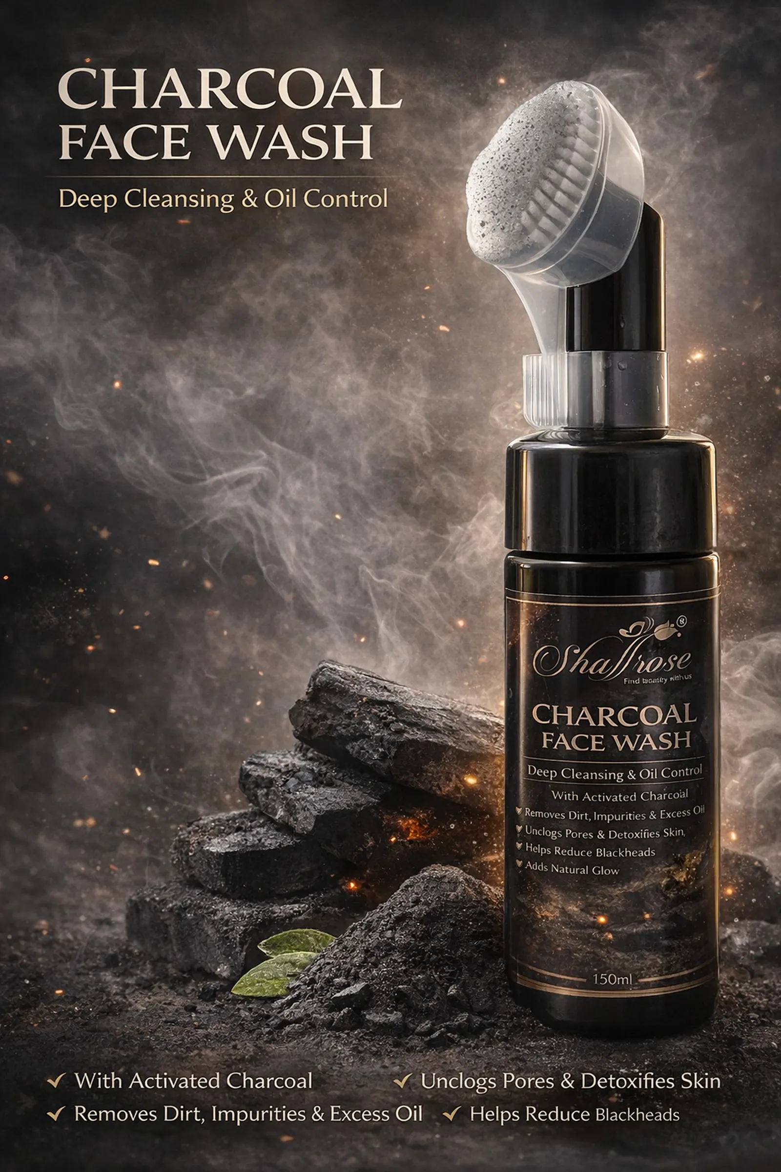 Foaming Charcoal Face