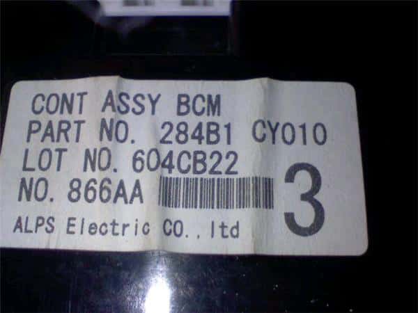Electrical Component NISSAN Serena 2006 DBA-NC25 — photo 3