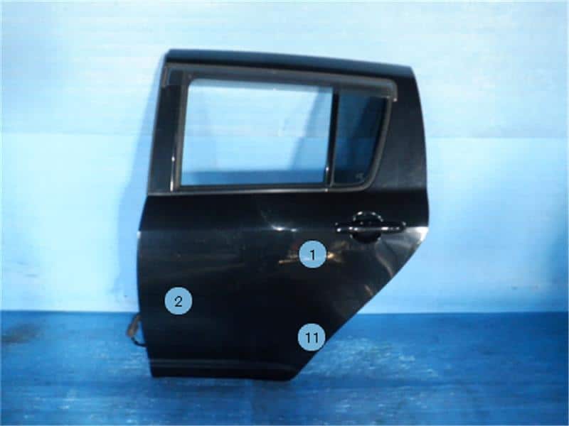 Rear Left Door Assembly SUZUKI Swift 2008 DBA-ZD11S 6800463J00 — photo 1