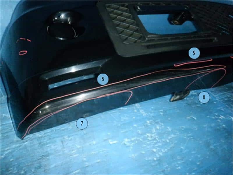 Front Bumper MITSUBISHI Toppo 2010 DBA-H82A — photo 4