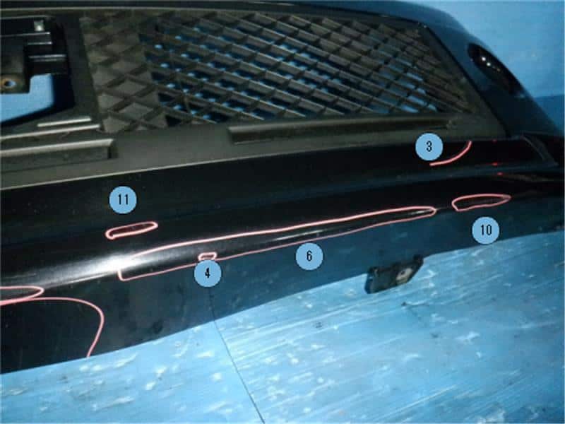 Front Bumper MITSUBISHI Toppo 2010 DBA-H82A — photo 5