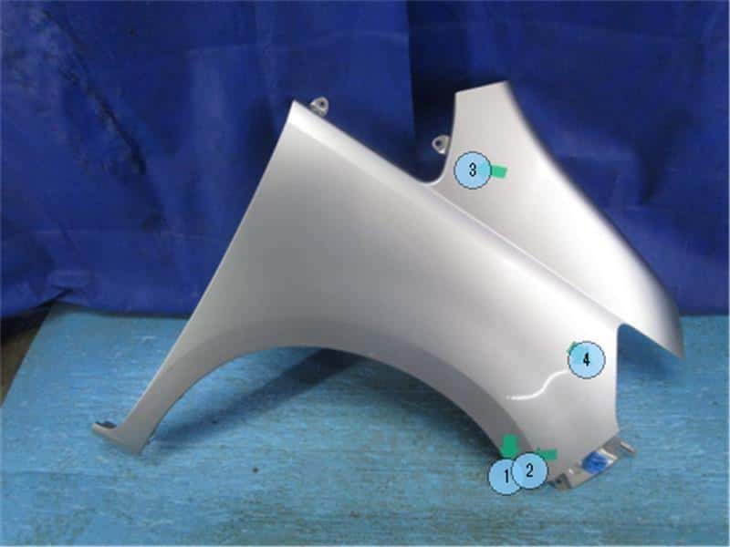 Right Fender Panel NISSAN Serena 2005 CBA-NC25 — photo 1