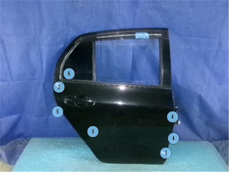Rear Right Door Assembly TOYOTA Vitz 2008 DBA-SCP90 — photo 1