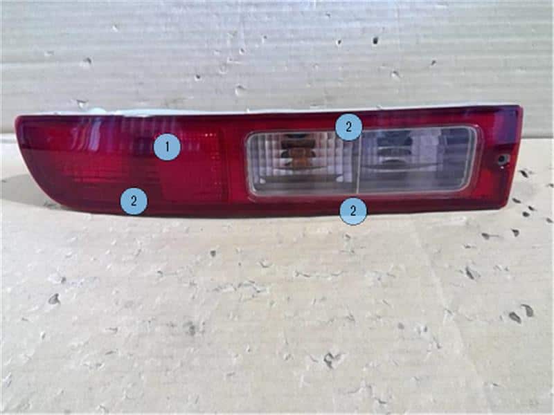 Right Tail Light MITSUBISHI Minicab Truck 2013 GBD-U62 — photo 1