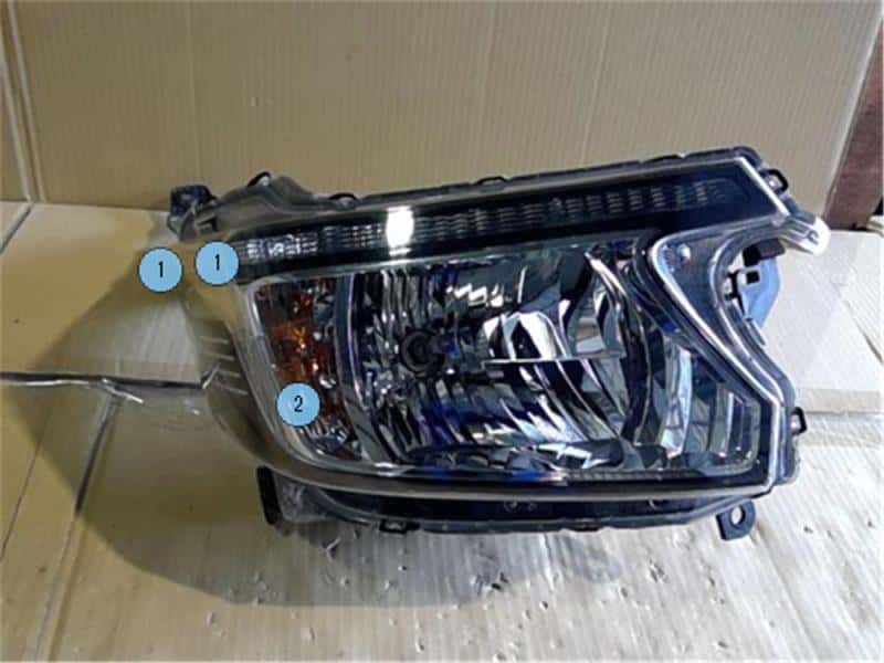 Right Headlight HONDA N-wgn 2015 DBA-JH2 — photo 2