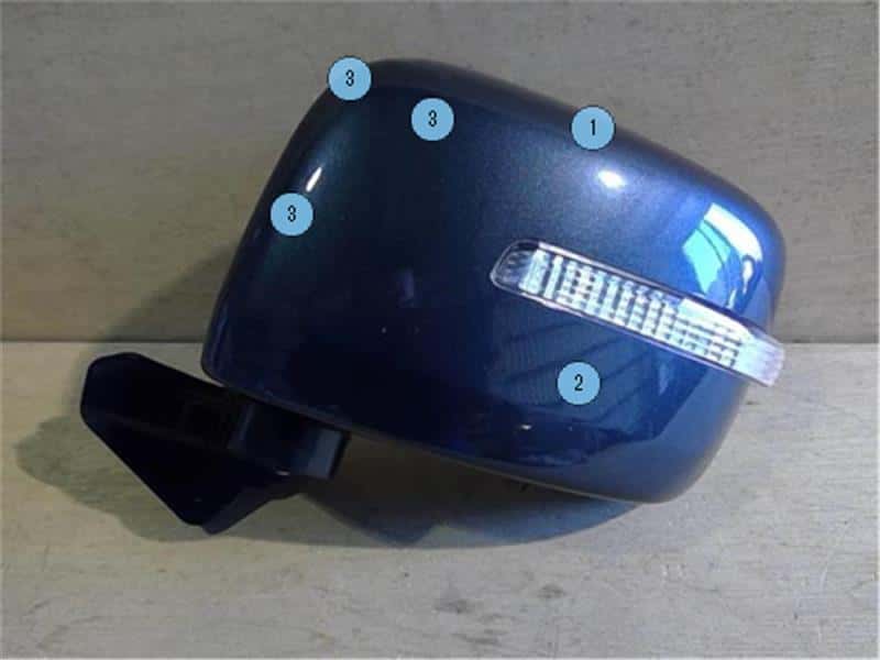 Left Side Door Mirror SUZUKI Wagon R Stingray 2008 CBA-MH23S 8470270K35ZLY — photo 2
