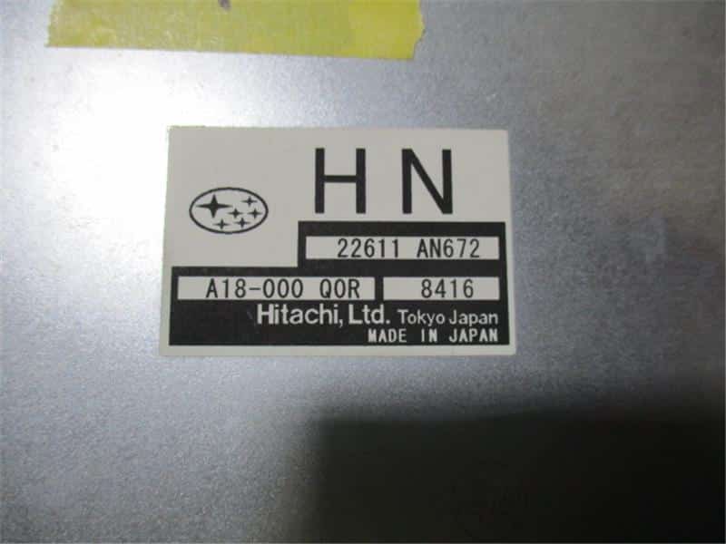 Engine Control Unit / ECU SUBARU Impreza 2008 DBA-GH3 — photo 2
