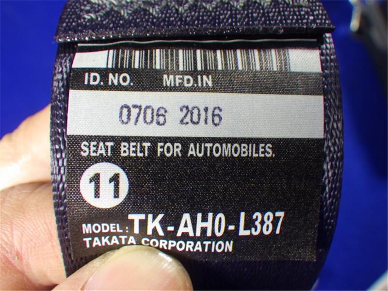 Rear Seat Seat Belt TOYOTA Passo 2016 DBA-M700 — photo 3