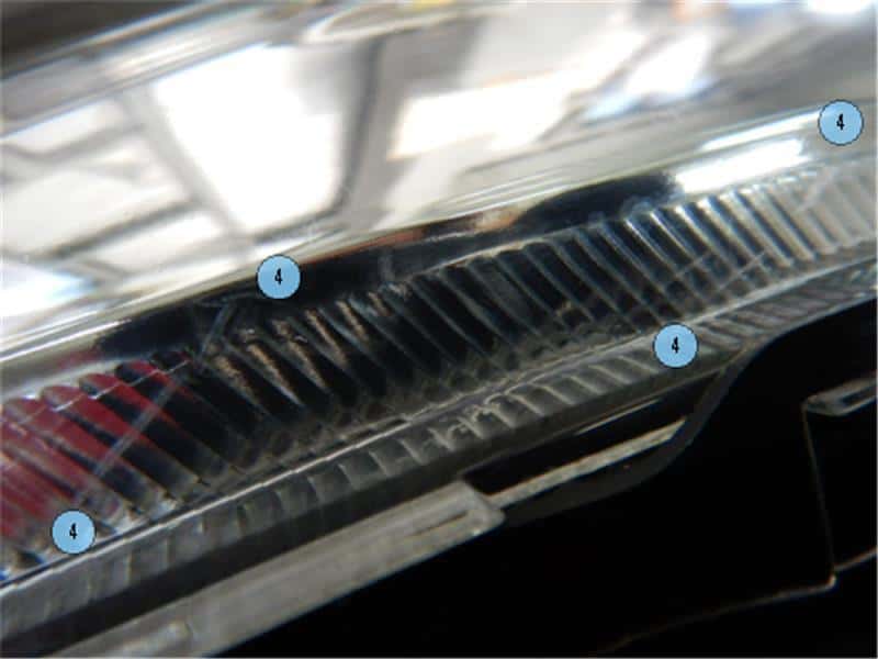 Left Headlight NISSAN March 2009 DBA-AK12 — photo 4