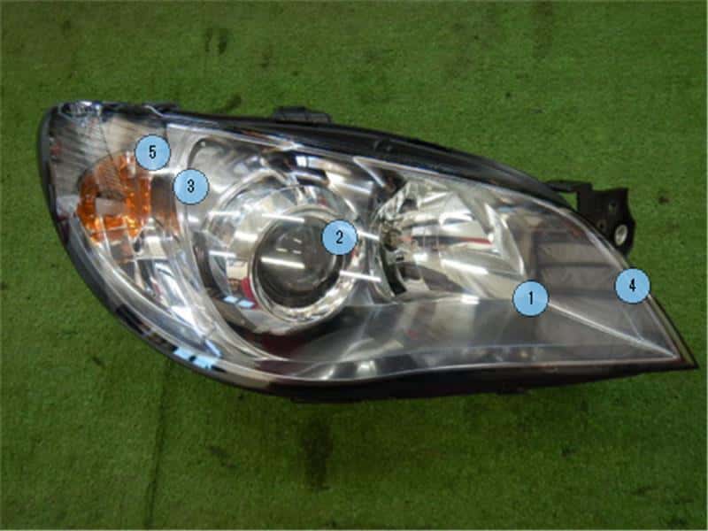 Right Headlight SUBARU Impreza 2005 TA-GG3 84001FE620 — photo 1