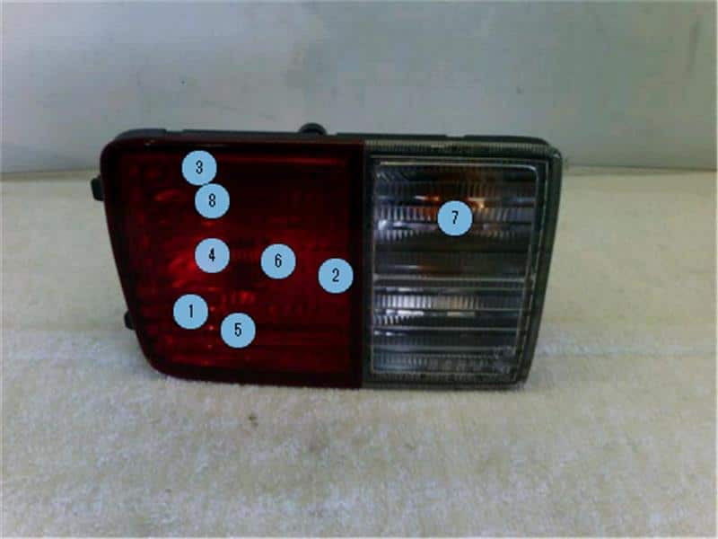 Left Tail Light SUZUKI Every 2011 EBD-DA64V 3567068H01 — photo 2