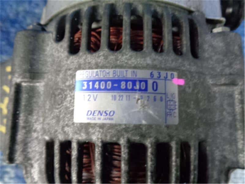 Alternator SUZUKI Splash 2009 DBA-XB32S 3140080J01 — photo 2