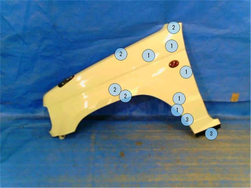 Left Fender Panel MITSUBISHI Pajero Mini 2004 TA-H53A — photo 1