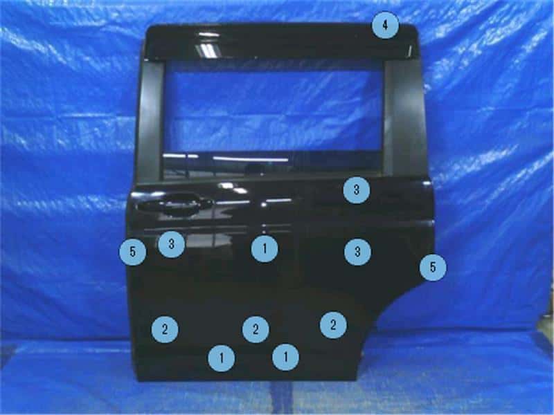 Rear Left Door Assembly HONDA Step Wagon 2010 DBA-RK5 — photo 1