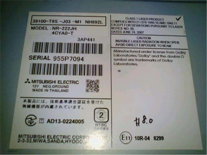 Multifunction Monitor HONDA Grace 2016 DBA-GM6 — photo 3
