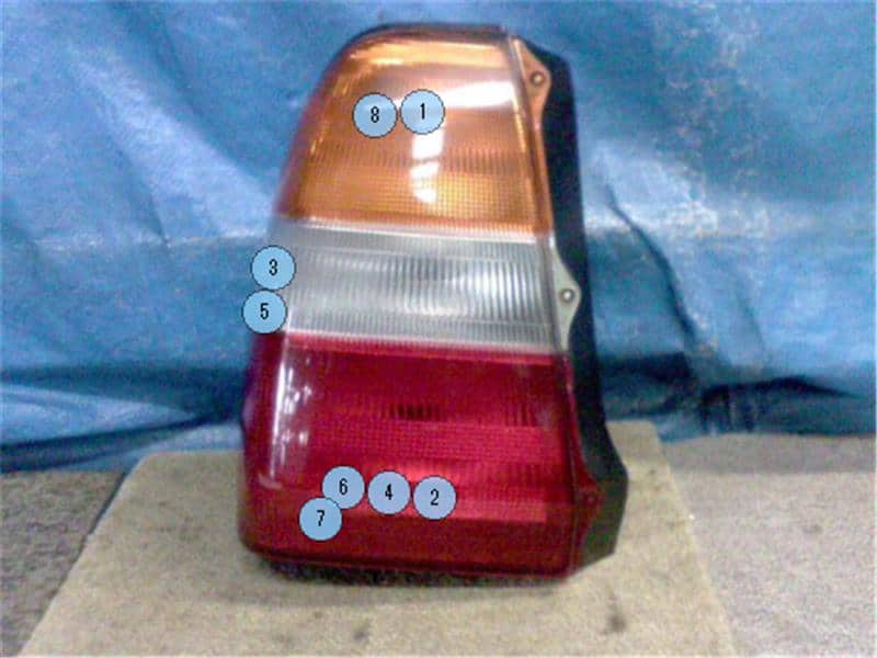Left Tail Light TOYOTA Comfort 2013 DBA-TSS10 8156043011 — photo 1