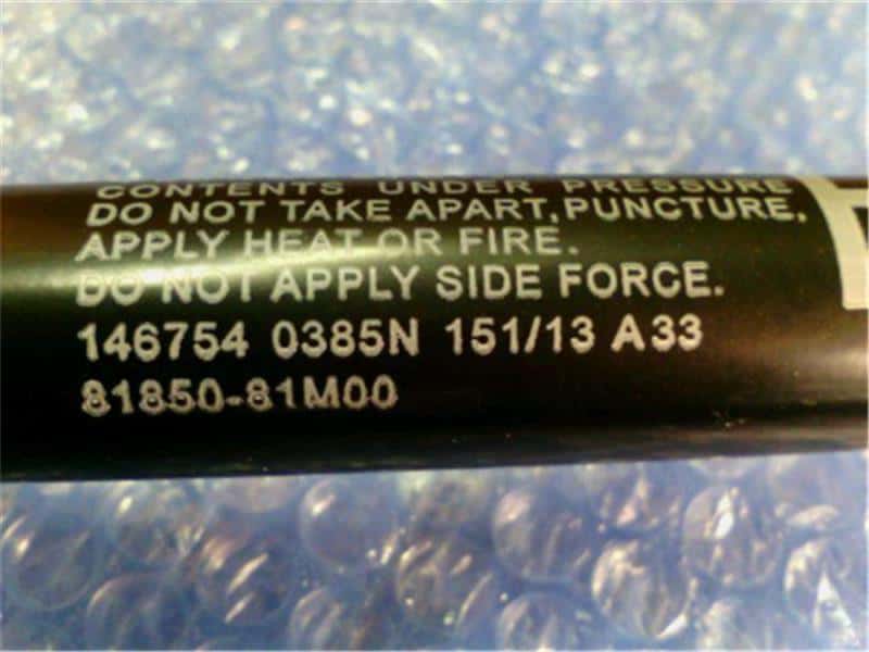 Trunk Damper SUZUKI Spacia 2013 DBA-MK32S 8185081M01 — photo 3