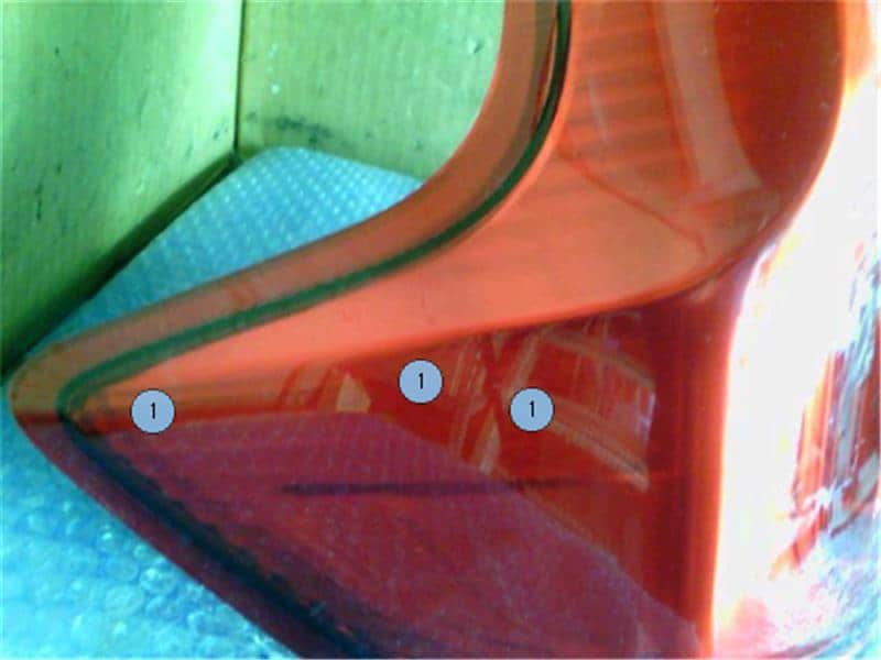 Left Tail Light MITSUBISHI eK Wagon 2014 DBA-B11W — photo 4