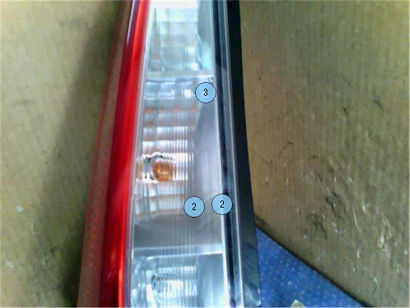 Left Tail Light MITSUBISHI eK Wagon 2014 DBA-B11W — photo 5