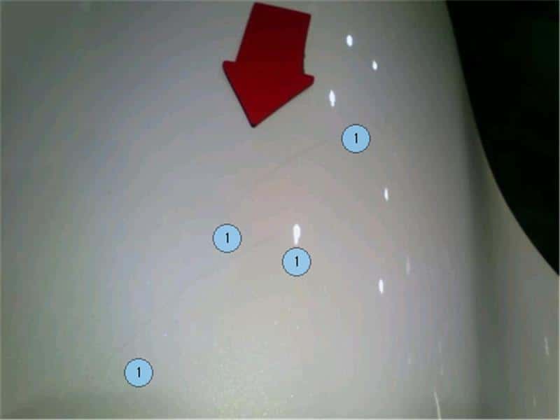Left Fender Panel MAZDA CX-5 2012 LDA-KE2AW KD5352211A — photo 2