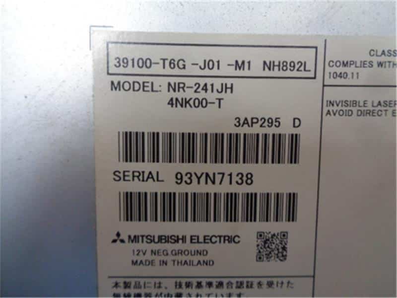 Multifunction Monitor HONDA N-wgn 2013 DBA-JH1 — photo 3