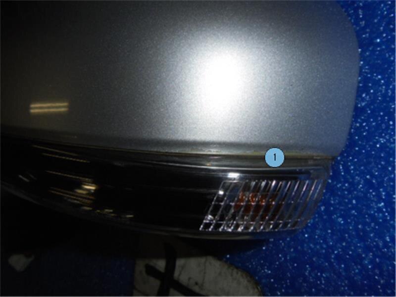 Left Side Door Mirror TOYOTA Ractis 2012 DBA-NCP120 — photo 2