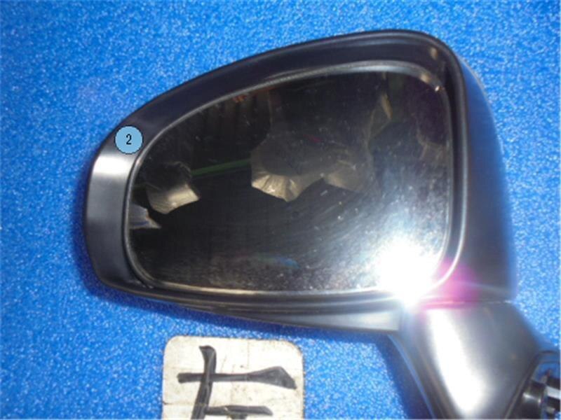 Left Side Door Mirror TOYOTA Ractis 2012 DBA-NCP120 — photo 3