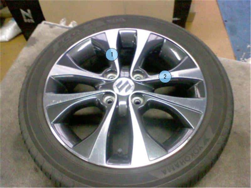 Tire&Wheel Assembly SUZUKI Wagon R 2013 DBA-MH34S 4321072M51ZMS — photo 1