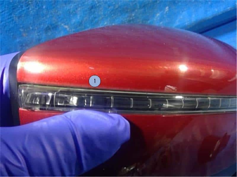 Right Side Door Mirror NISSAN Note 2017 DAA-HE12 — photo 3