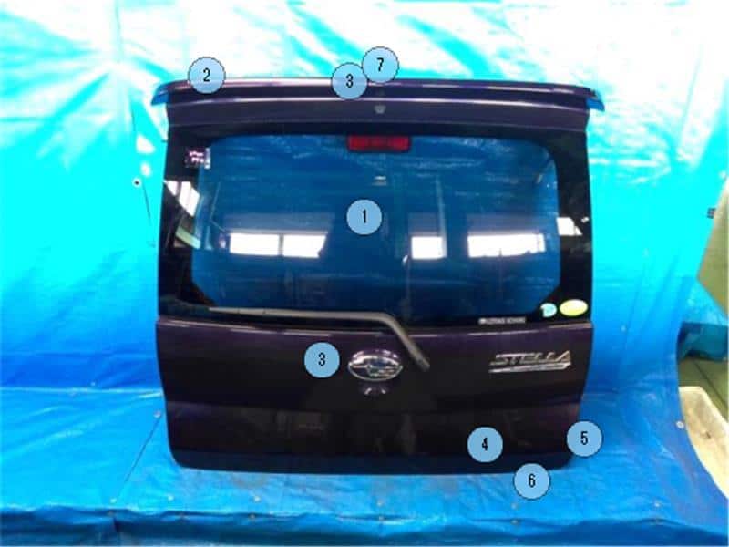 Back Door Assembly SUBARU Stella 2007 ABA-RN2 60809KJ0009P — photo 1