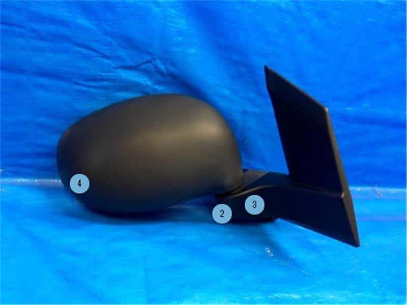 Right Side Door Mirror SUZUKI Alto 2011 DBA-HA25S 8470164L00 — photo 1