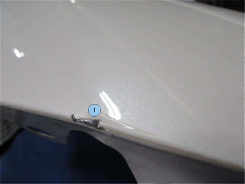 Right Fender Panel VOLVO Volvo 40 series 2013 DBA-MB4164T — photo 3