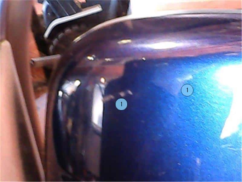 Left Side Door Mirror MITSUBISHI Minicab Truck 2009 GBD-U61 — photo 2