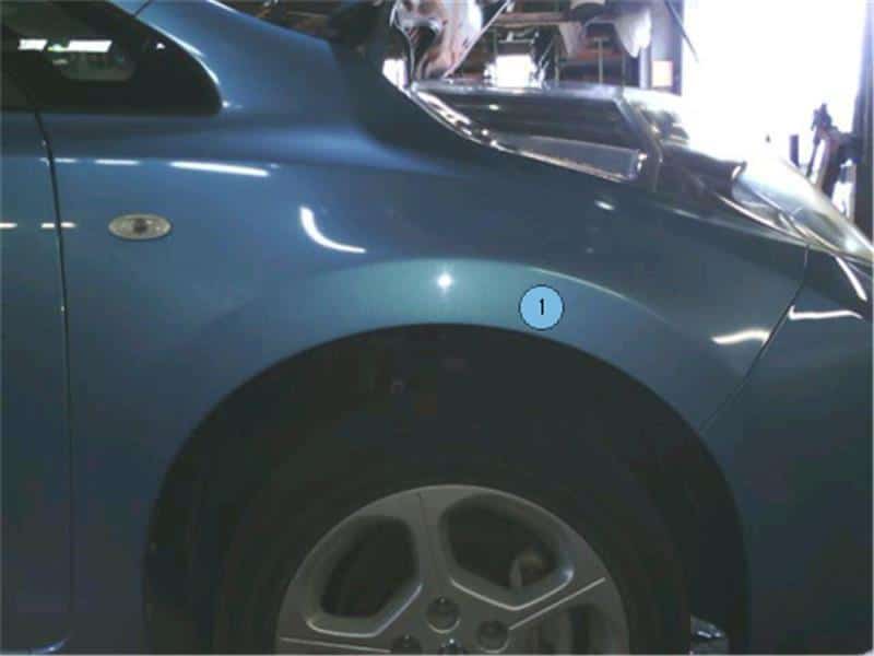 Right Fender Panel NISSAN Leaf_ 2010 ZAA-ZE0 — photo 2