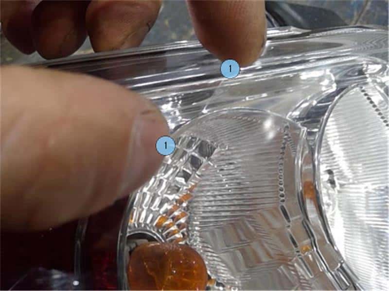 Left Tail Light TOYOTA bB 2009 DBA-QNC20 — photo 2