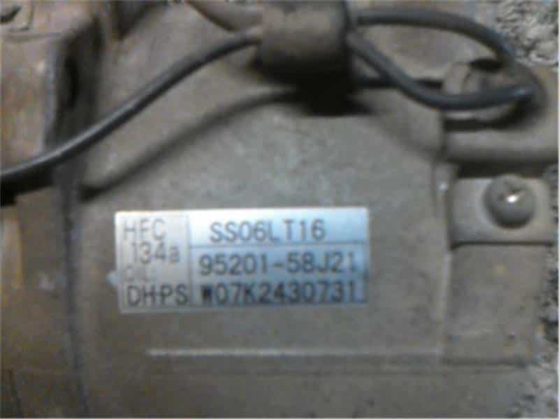 A/C Compressor SUZUKI Carry 2007 EBD-DA63T 9520058J22 — photo 3