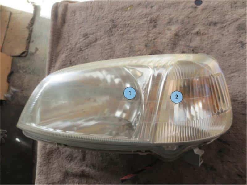 Left Headlight HONDA Life 1999 GF-JB1 — photo 1