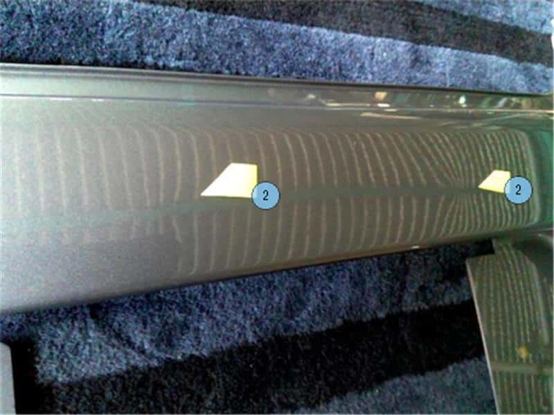 Rear Bumper Assembly MITSUBISHI Mirage 2015 DBA-A03A — photo 5