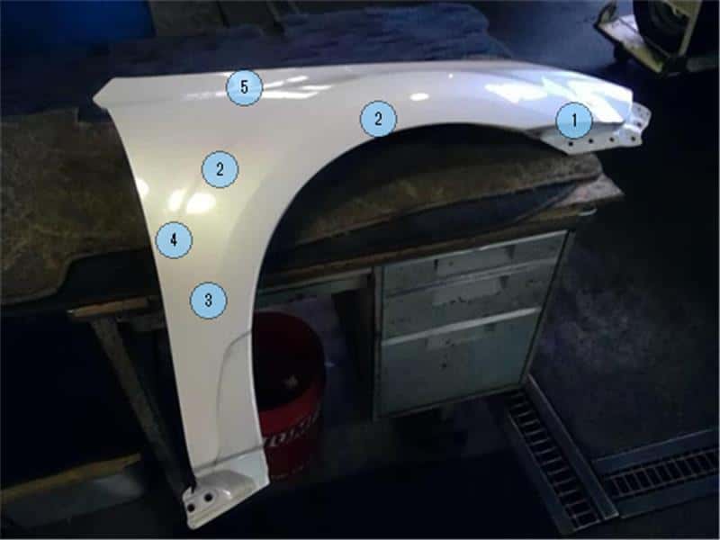 Right Fender Panel SUBARU Legacy 2010 DBA-BR9 — photo 1