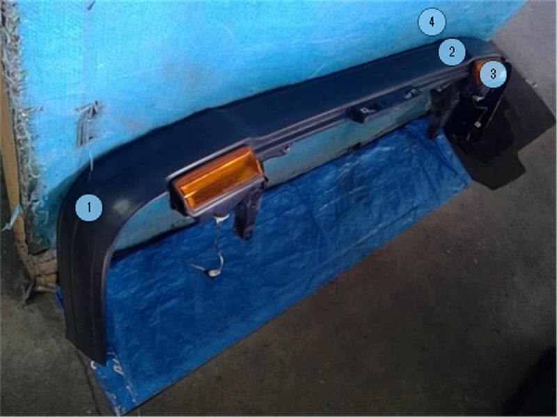 Front Bumper TOYOTA Mark II 1995 E-YX80 — photo 1