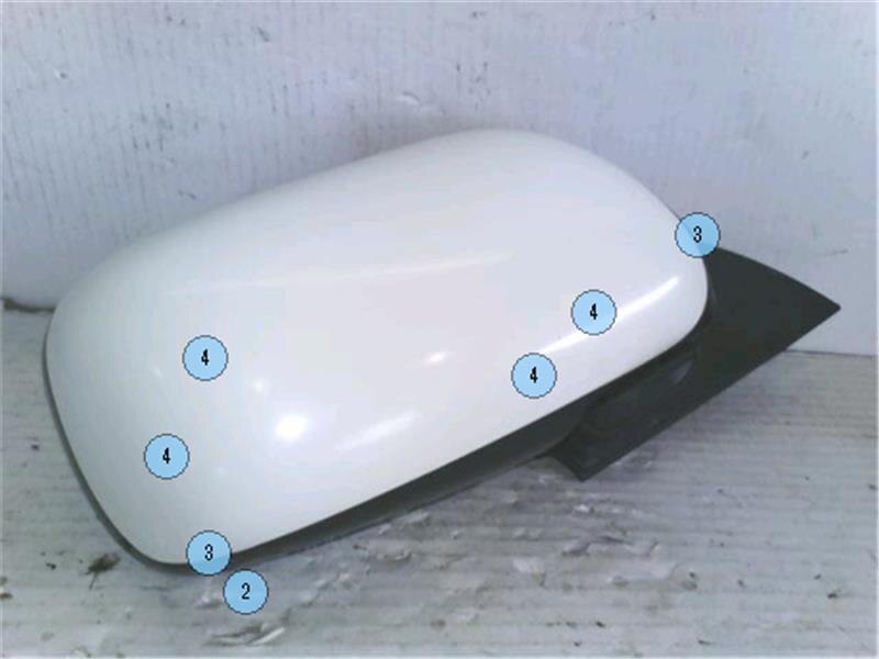 Right Side Door Mirror TOYOTA Probox Van 2011 DBE-NCP51 — photo 1