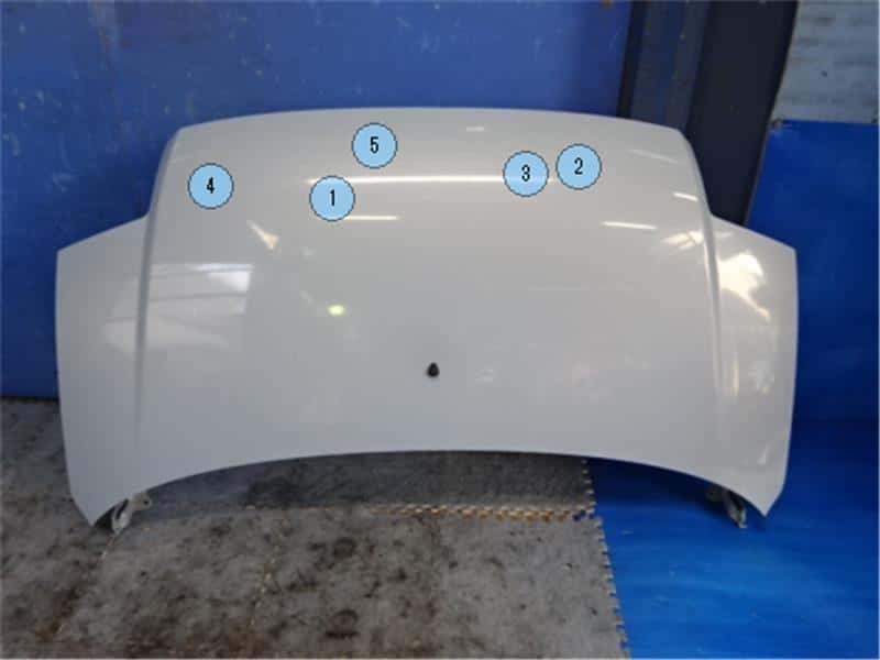 Bonnet Hood SUZUKI Alto 2009 DBA-HA24S 5730072J00 — photo 1