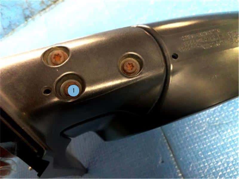 Left Side Door Mirror SUBARU DEX 2008 DBA-M401F 87940B1110 — photo 5
