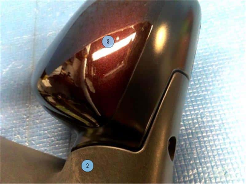 Left Side Door Mirror SUBARU DEX 2008 DBA-M401F 87940B1110 — photo 6