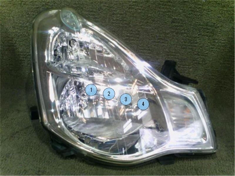 Right Headlight NISSAN Bluebird Sylphy 2007 DBA-KG11 — photo 1